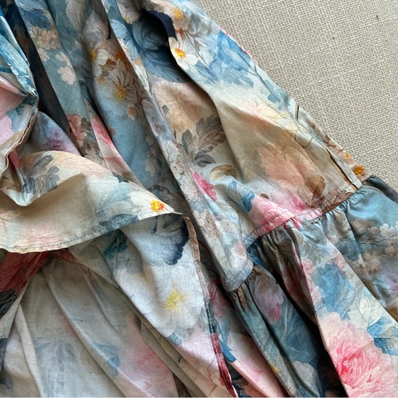 Selkie x FP The Chateau Paper Buttercream Mini Cotton Dress - Picture 8 of 10